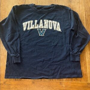 Villanova Kids Navy Long Sleeve Shirt